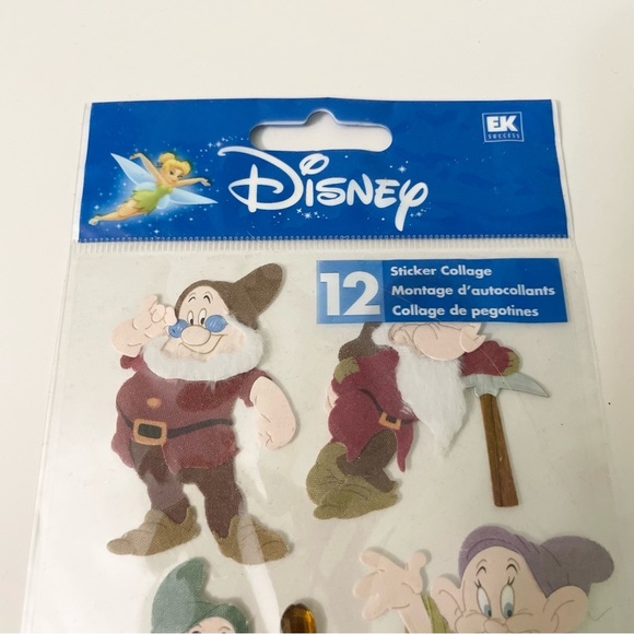 Disney Dwarfs Sticker Set with Colorful Gems - Picture 4 of 16